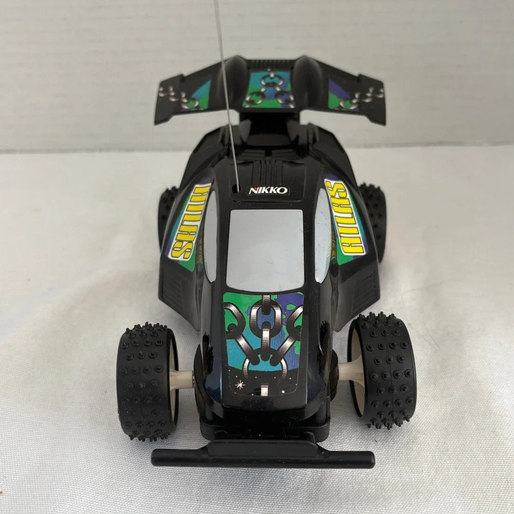 Vintage Nikko Atlas 6 and Panther Turbo Racer RC Car Lot with Controllers‎ 27MHz